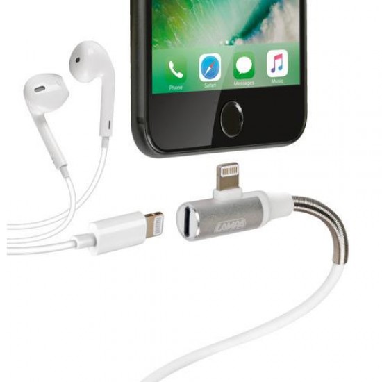 AMC-L3885.0/T - ΚΑΛΩΔΙΟ USB ΦΟΡΤΙΣΗΣ ΚΑΙ ΑΝΤΑΠΤΟΡΑΣ ΑΚΟΥΣΤΙΚΩΝ APPLE (8 PIN) 90 ΜΟΙΡΩΝ IRON SILVER LINE (200 cm) ΚΑΛΩΔΙΟ USB ΦΟΡΤΙΣΗΣ ΚΑΙ ΑΝΤΑΠΤΟΡΑΣ ΑΚΟΥΣΤΙΚΩΝ APPLE (8 PIN) 90 ΜΟΙΡΩΝ IRON SILVER LINE (200 cm)