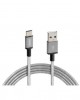 AMC-L3885.7/T - ΚΑΛΩΔΙΟ USB ΦΟΡΤΙΣΗΣ ΚΑΙ ΣΥΓΧΡΟΝΙΣΜΟΥ IRON SILVER LINE - TYPE C (100 cm) ΚΑΛΩΔΙΟ USB ΦΟΡΤΙΣΗΣ ΚΑΙ ΣΥΓΧΡΟΝΙΣΜΟΥ IRON SILVER LINE - TYPE C (100 cm)