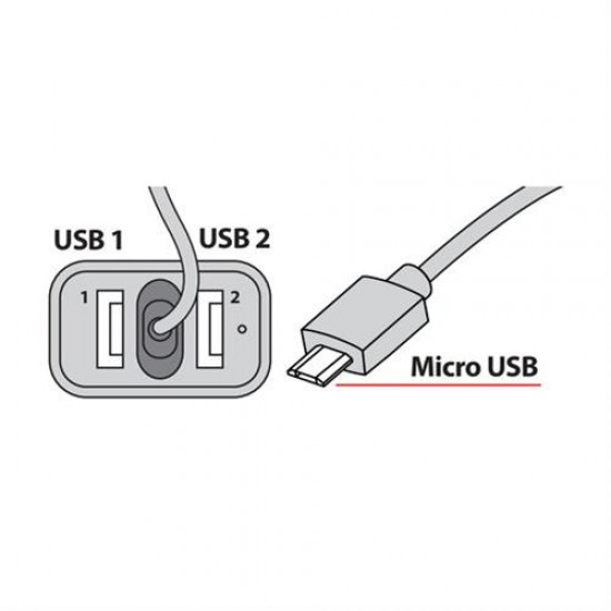 AMC-L3887.4/T - ΑΝΤΑΠΤΟΡΑΣ ΑΝΑΠΤΗΡΑ 12/24V ΜΕ 2 USB ΚΑΙ ΚΑΛΩΔΙΟ ΦΟΡΤΙΣΗΣ MICRO USB ΑΝΤΑΠΤΟΡΑΣ ΑΝΑΠΤΗΡΑ 12/24V ΜΕ 2 USB ΚΑΙ ΚΑΛΩΔΙΟ ΦΟΡΤΙΣΗΣ MICRO USB