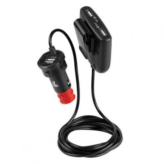 AMC-L3888.3/T - ΦΟΡΤΙΣΤΗΣ ΑΝΤΑΠΤΟΡΑΣ ΑΝΑΠΤΗΡΑ 4USB 12/24V ΜΕ ΚΑΛΩΔΙΟ 180cm 7800mA FAST CHARGE EXTENDER ΦΟΡΤΙΣΤΗΣ ΑΝΤΑΠΤΟΡΑΣ ΑΝΑΠΤΗΡΑ 4USB 12/24V ΜΕ ΚΑΛΩΔΙΟ 180cm 7800mA FAST CHARGE EXTENDER