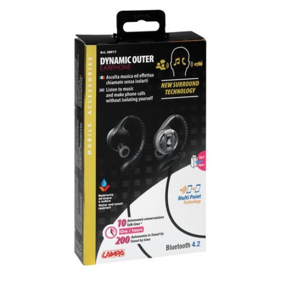 AMC-L3891.7/T - ΑΚΟΥΣΤΙΚΑ ΜΕ ΜΙΚΡΟΦΩΝΟ DYNAMIC OUTER EARPHONE BLUETOOTH 4.2 GOLD LINE ΑΚΟΥΣΤΙΚΑ ΜΕ ΜΙΚΡΟΦΩΝΟ DYNAMIC OUTER EARPHONE BLUETOOTH 4.2 GOLD LINE