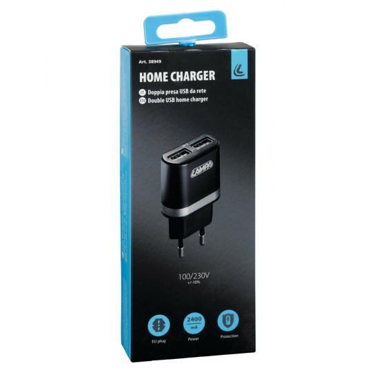 Φορτιστής Πρίζας 220V σε 2 USB 5V/1A