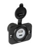 AMC-L3912.0 - ΠΡΙΖΑ USB ΜΕ ΚΑΠΑΚΙ ΚΑΙ 2 ΘΥΡΕΣ USB (A+C) 12/24V 3000mA 15W ΜΑΥΡΗ FAST CHARGE LAMPA - 1 TEM. ΠΡΙΖΑ USB ΜΕ ΚΑΠΑΚΙ ΚΑΙ 2 ΘΥΡΕΣ USB (A+C) 12/24V 3000mA 15W ΜΑΥΡΗ FAST CHARGE LAMPA - 1 TEM.