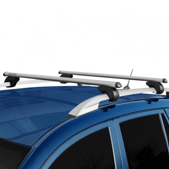 AMC-4000/MB - ΜΠΑΡΕΣ ΟΡΟΦΗΣ ΑΛΟΥΜΙΝΙΟΥ BRIO 120 cm ΣΕ ΑΣΗΜΙ ΧΡΩΜΑ ΓΙΑ ΟΡΟΦΗ ΜΕ RAISED RAILS MENABO - 2 ΤΕΜ. ΜΠΑΡΕΣ ΟΡΟΦΗΣ ΑΛΟΥΜΙΝΙΟΥ BRIO 120 cm ΣΕ ΑΣΗΜΙ ΧΡΩΜΑ ΓΙΑ ΟΡΟΦΗ ΜΕ RAISED RAILS MENABO - 2 ΤΕΜ.