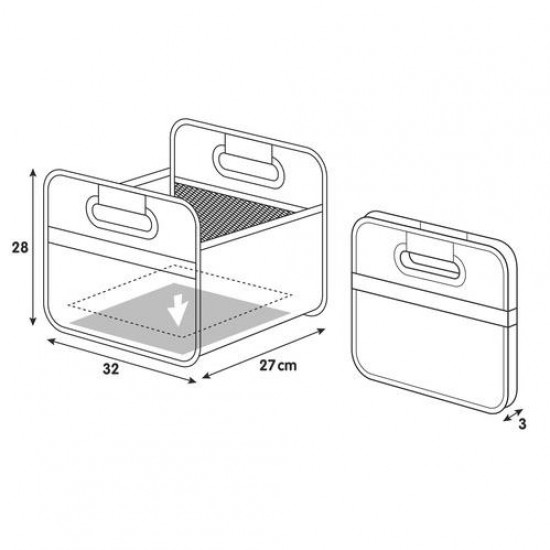 AMC-L4010.3 - ORGANIZER ΠΟΡΤ-ΜΠΑΓΚΑΖ ΑΝΟΙΧΤΟ SHOPΚΑΙSTORE (M) 32x27cm ORGANIZER ΠΟΡΤ-ΜΠΑΓΚΑΖ ΑΝΟΙΧΤΟ SHOPΚΑΙSTORE (M) 32x27cm