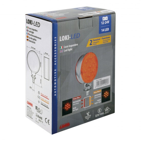 AMC-L4146.0 - ΦΩΣ ΘΕΣΕΩΣ / ΒΟΗΘΗΤΙΚΟ ΦΩΣ ΦΟΡΤΗΓΟΥ 24V 14LED ΚΟΚΚΙΝΟ/ΠΟΡΤΟΚΑΛΙ 2ΧΡΗΣΕΩΝ LOKI-LED 105x115mm 1ΤΕΜ. ΦΩΣ ΘΕΣΕΩΣ / ΒΟΗΘΗΤΙΚΟ ΦΩΣ ΦΟΡΤΗΓΟΥ 24V 14LED ΚΟΚΚΙΝΟ/ΠΟΡΤΟΚΑΛΙ 2ΧΡΗΣΕΩΝ LOKI-LED 105x115mm 1ΤΕΜ.