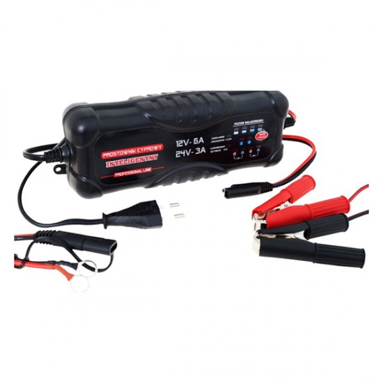 AMC-CC42215/AM - ΦΟΡΤΙΣΤΗΣ ΜΠΑΤΑΡΙΑΣ 12V - 6A/24V - 3A - 230V - 50Hz AMiO - 1 ΤΕΜ. ΦΟΡΤΙΣΤΗΣ ΜΠΑΤΑΡΙΑΣ 12V - 6A/24V - 3A - 230V - 50Hz AMiO - 1 ΤΕΜ.