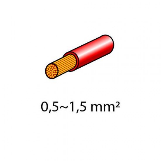 AMC-4506.1-LM - ΦΙΣΑΚΙΑ (ΘΗΛΥΚΑ - ΚΟΚΚΙΝΑ - 6.3 Χ 0.8mm) - 10 ΤΕΜ. ΦΙΣΑΚΙΑ (ΘΗΛΥΚΑ - ΚΟΚΚΙΝΑ - 6.3 Χ 0.8mm) - 10 ΤΕΜ.