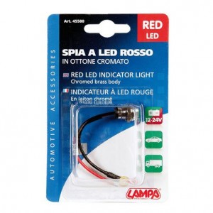 ΛΑΜΠΑΚΙ ΣΥΝΑΓΕΡΜΟΥ 12-24V ΚΟΚΚΙΝΟ 15Α LAMPA  - 1 TEM