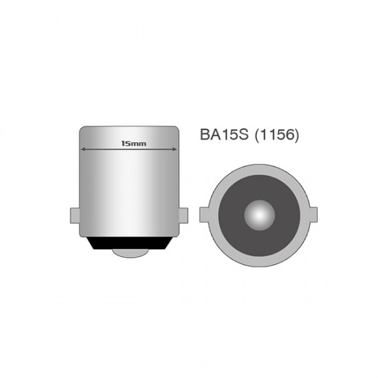 AMC-LB075W/MT - Λάμπα Ba15s (R10W /P21W) 5xSMD 5050 12V Λευκή 2τεμ Λάμπα Ba15s (R10W /P21W) 5xSMD 5050 12V Λευκή 2τεμ