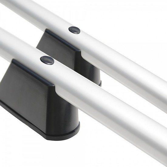 ΜΠΑΡΕΣ ΟΡΟΦΗΣ ΓΙΑ MERCEDES CITAN ELEGANCE W415 2013+ ΚΟΝΤΟ / RENAULT KANGOO 2008-2021 ΠΑΡΑΛΛΗΛΕΣ ΑΛΟΥΜΙΝΙΟΥ ΑΣΗΜΙ