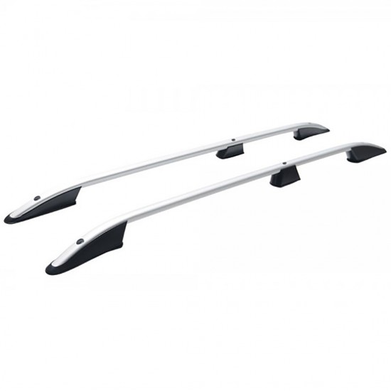 ΜΠΑΡΕΣ ΟΡΟΦΗΣ ΓΙΑ MERCEDES CITAN ELEGANCE W415 2013+ ΜΑΚΡΥ / RENAULT KANGOO 2008-2021 ΠΑΡΑΛΛΗΛΕΣ ΑΛΟΥΜΙΝΙΟΥ L2 ΑΣΗΜΙ