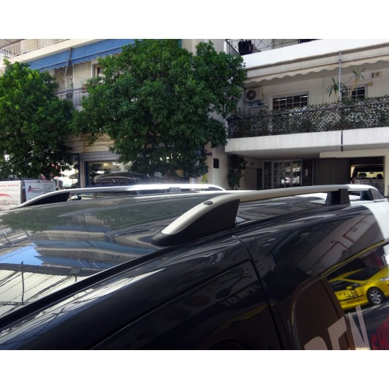ΜΠΑΡΕΣ ΟΡΟΦΗΣ ΓΙΑ MERCEDES CITAN ELEGANCE W415 2013+ ΚΟΝΤΟ / RENAULT KANGOO 2008-2021 ΠΑΡΑΛΛΗΛΕΣ ΑΛΟΥΜΙΝΙΟΥ ΑΣΗΜΙ