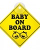 BABY ON BOARD ΕΝΔΕΙΞΗ ΜΕ ΒΕΝΤΟΥΖΑ 127x127mm