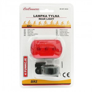 CarCommerce - ΦΩΣ ΠΟΔΗΛΑΤΟΥ ΟΠΙΣΘΙΟ ΜΠΑΤΑΡΙΑΣ ΜΕ 3LED ΚΑΙ 4 ΛΕΙΤΟΥΡΓΙΕΣ - 1 τεμ. (68422-CC)