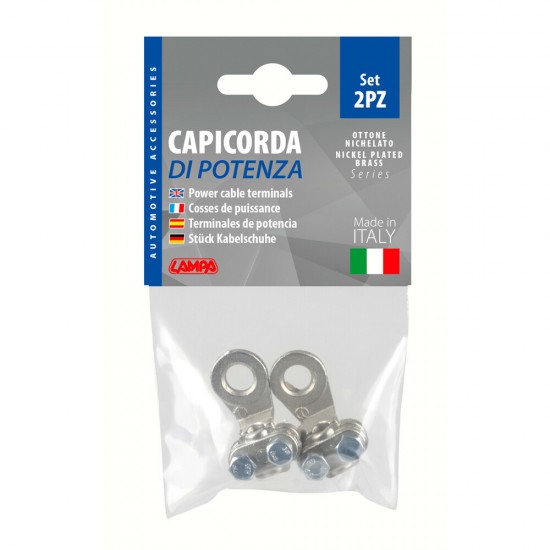 AMC-L6992.5 - ΑΚΡΟΔΕΚΤΕΣ ΚΑΛΩΔΙΩΝ ΜΠΑΤΑΡΙΑΣ 25mm² ΜΕ ΤΡΥΠΑ 8mm ΜΕ ΠΛΑΚΑ ΣΥΣΦΙΞΗΣ 2ΤΕΜ ΑΚΡΟΔΕΚΤΕΣ ΚΑΛΩΔΙΩΝ ΜΠΑΤΑΡΙΑΣ 25mm² ΜΕ ΤΡΥΠΑ 8mm ΜΕ ΠΛΑΚΑ ΣΥΣΦΙΞΗΣ 2ΤΕΜ