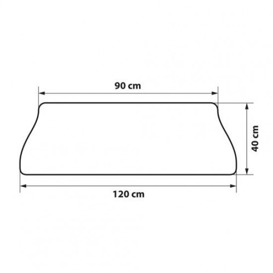 ΠΡΟΣΤΑΤΕΥΤΙΚΟ ΚΑΛΥΜΜΑ  ΠΡΟΦΥΛΑΚΤΗΡΑ ΠΟΛΥΕΣΤΕΡΙΚΟ ΥΛΙΚΟ BUMPER PROTECTOR (ΑΔΙΑΒΡΟΧΟ) 120 X 40 cm
