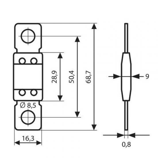 AMC-L7006.7 - ΑΣΦΑΛΕΙΑ ANL MAXI+ 80A 12/32V 1ΤΕΜ. ΑΣΦΑΛΕΙΑ ANL MAXI+ 80A 12/32V 1ΤΕΜ.