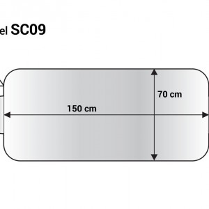 ΗΛΙΟΠΡΟΣΤΑΣΙΑ ΑΥΤΟΚΙΝΗΤΟΥ UNIVERSAL - 150x70cm (ΑΣΗΜΙ - EPE FOAM) AMiO - 1 ΤΕΜ.