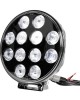 ΠΡΟΒΟΛΕΑΣ ORION 9-36V 12LED 120W 8.400LM 6.000K 215mm ΜΑΥΡΟΣ ΑΔΙΑΒΡΟΧΟΣ 1ΤΕΜ.