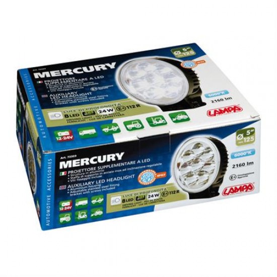 AMC-L7232.3 - Προβολέας οδήγησης MERCURY με 8 Led Στρογγυλός Προβολέας οδήγησης MERCURY με 8 Led Στρογγυλός