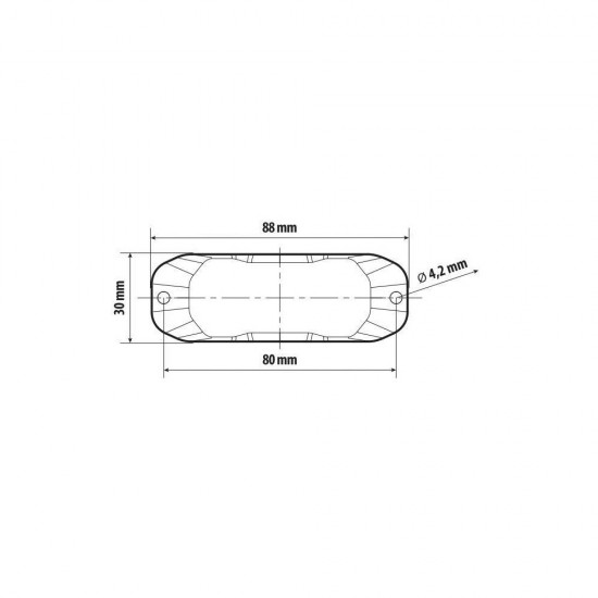 AMC-L7298.9 - ΣΤΡΟΜΠΟ ΠΟΡΤΟΚΑΛΙ 12/24V 3 LED 4 ΧΡΗΣΕΩΝ ΑΔΙΑΒΡΟΧΟ IP67 (ΠΑΧΟΣ: 7mm) 88x30mm LAMPA - 1 TEM. ΣΤΡΟΜΠΟ ΠΟΡΤΟΚΑΛΙ 12/24V 3 LED 4 ΧΡΗΣΕΩΝ ΑΔΙΑΒΡΟΧΟ IP67 (ΠΑΧΟΣ: 7mm) 88x30mm LAMPA - 1 TEM.