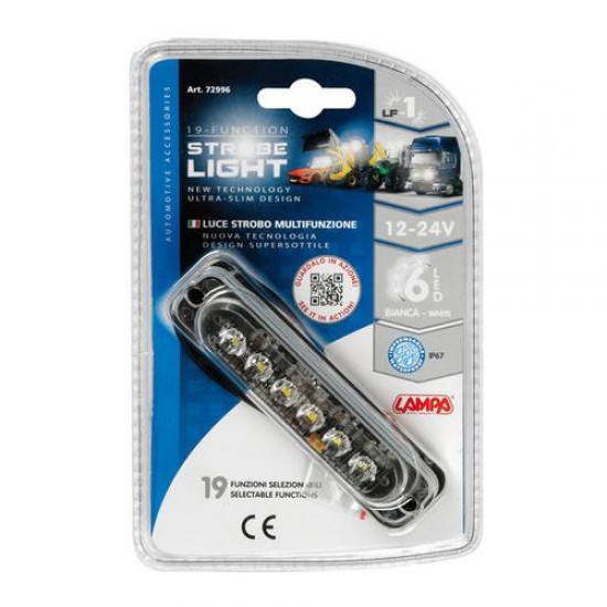 AMC-L7299.6 - ΣΤΡΟΜΠΟ ΛΕΥΚΟ LF1 12/24V ΜΕ 6 LED 19 ΧΡΗΣΕΩΝ ΑΔΙΑΒΡΟΧΟ 113x28mm 1ΤΕΜ. ΣΤΡΟΜΠΟ ΛΕΥΚΟ LF1 12/24V ΜΕ 6 LED 19 ΧΡΗΣΕΩΝ ΑΔΙΑΒΡΟΧΟ 113x28mm 1ΤΕΜ.