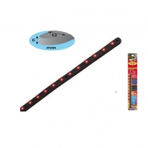 TAINIA ΣΕ ΠΛΑΣΤΙΚΗ ΒΑΣΗ 24 LED 12V 51 cm ΜΠΛΕ-1 ΤΕΜ.
