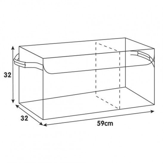 AMC-L8533.4 - ΚΟΥΤΙ ORGANIZER ΠΟΡΤ ΜΠΑΓΚΑΖ PREMIUM ΑΔΙΑΒΡΟΧΟ 54L 2 ΘΕΣΕΩΝ ΜΕ 2 ΧΕΡΟΥΛΙΑ (XL) (59x32 x32 cm) ΚΟΥΤΙ ORGANIZER ΠΟΡΤ ΜΠΑΓΚΑΖ PREMIUM ΑΔΙΑΒΡΟΧΟ 54L 2 ΘΕΣΕΩΝ ΜΕ 2 ΧΕΡΟΥΛΙΑ (XL) (59x32 x32 cm)