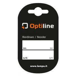 ΚΑΡΤΕΛΑ ΕΝΔΕΙΞΗΣ ΤΙΜΗΣ & ΚΩΔΙΚΟΥ ΣΕΙΡΑΣ OPTILINE ΓΙΑ ΣΤΑΝΤ 7x12cm LAMPA - 1 TEM.
