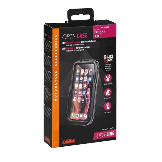 AMC-9042.2-LM - Θήκη Κινητού Hard Case της σειράς Optiline για Apple iPhone XR, συμβατή με Βάσεις Στήριξης Κινητού Optiline για Μηχανή με σύστημα Duolock Θήκη Κινητού Hard Case της σειράς Optiline για Apple iPhone XR, συμβατή με Βάσεις Στήριξης Κινητού Optiline για Μηχανή με σύστημα Duolock