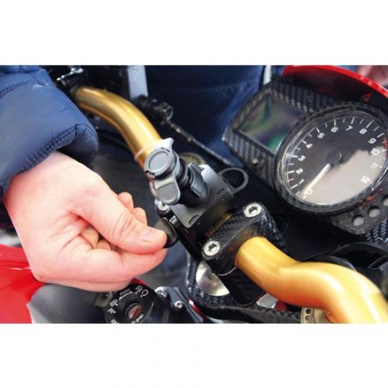 AMC-9043.7-LM - Βάση Στήριξης Κινητού Belt της σειράς Optiline για Τιμόνι Μηχανής ή Ποδηλάτου με διάμετρο από 15 mm έως 40 mm, ρυθμιζόμενο ιμάντα δέσης (λουρί) με πεταλούδα και σύστημα Duolock, συμβατή με Θήκες ή Αντάπτορες Κινητού Optiline Βάση Στήριξης Κινητού Belt της σειράς Optiline για Τιμόνι Μηχανής ή Ποδηλάτου με διάμετρο από 15 mm έως 40 mm, ρυθμιζόμενο ιμάντα δέσης (λουρί) με πεταλούδα και σύστημα Duolock, συμβατή με Θήκες ή Αντάπτορες Κινητού Optiline