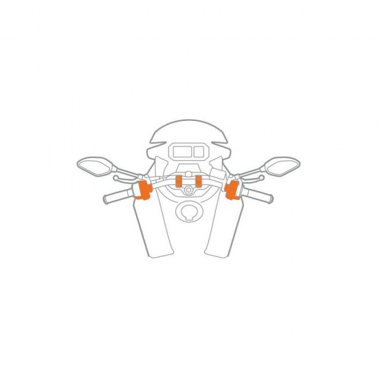 Βιδωτή Βάση Στήριξης Κινητού M6 Screw της σειράς Optiline για τις Βίδες στα Καβαλέτα ή στους Διακόπτες στο Τιμόνι Μηχανής με σπείρωμα M6 και σύστημα Duolock, συμβατή με Θήκες ή Αντάπτορες Κινητού Optiline