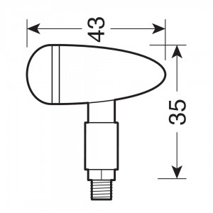 ΦΛΑΣ ΜΟΤΟ DROP 12V SMD LED (35x43mm) ΧΡΩΜΙΟ -2 ΤΕΜ. ΦΛΑΣ ΜΟΤΟ DROP 12V SMD LED (35x43mm) ΧΡΩΜΙΟ -2 ΤΕΜ.