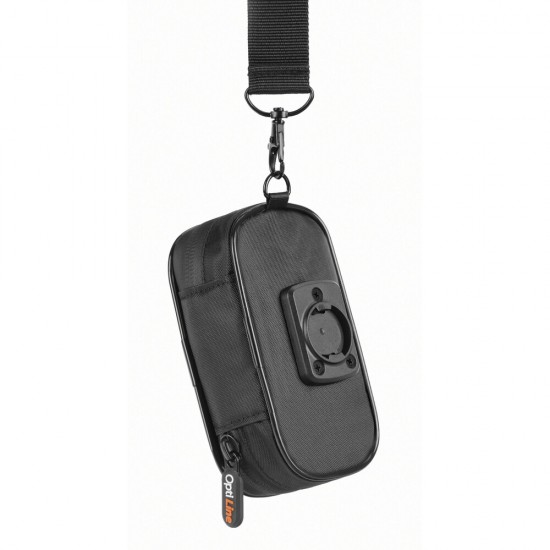 Θήκη Organizer Pouch της σειράς Optiline Universal Εφαρμογής με διαστάσεις 120 x 60 x 40 mm, συμβατή με Βάσεις Στήριξης Κινητού Optiline για Μηχανή με σύστημα Duolock