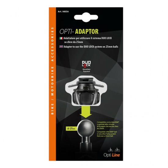 AMC-9055.4-LM - Ανταλλακτικός Αντάπτορας Adaptor 25 mm της σειράς Optiline, συμβατός με Βάσεις Στήριξης Κινητού RAM ® ή Βάσεις Στήριξης Κινητού με μπίλια 25 mm και Θήκες ή Αντάπτορες Κινητού Optiline Ανταλλακτικός Αντάπτορας Adaptor 25 mm της σειράς Optiline, συμβατός με Βάσεις Στήριξης Κινητού RAM ® ή Βάσεις Στήριξης Κινητού με μπίλια 25 mm και Θήκες ή Αντάπτορες Κινητού Optiline