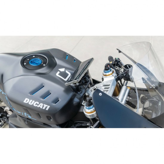 Βάση Στήριξης Κινητού Panigale της σειράς Titan Optiline για τις Βίδες στην Μίζα στο Τιμόνι Μηχανής Panigale 899, 959, V2, 1199, 1299, V4 με σύστημα Duolock, συμβατή με Θήκες ή Αντάπτορες Κινητού Optiline