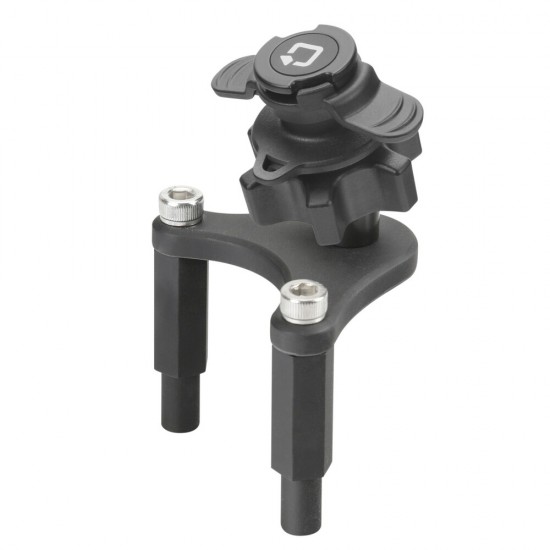 Βάση Στήριξης Κινητού Panigale της σειράς Titan Optiline για τις Βίδες στην Μίζα στο Τιμόνι Μηχανής Panigale 899, 959, V2, 1199, 1299, V4 με σύστημα Duolock, συμβατή με Θήκες ή Αντάπτορες Κινητού Optiline