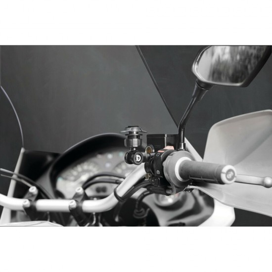 Βιδωτή Βάση Στήριξης Κινητού M6 Pro της σειράς Titan Optiline για τις Βίδες στα Καβαλέτα ή στους Διακόπτες στο Τιμόνι Μηχανής με σπείρωμα M6 και σύστημα Duolock, συμβατή με Θήκες ή Αντάπτορες Κινητού Optiline