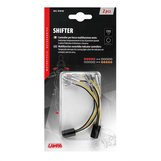 AMC-9161.9-LM - SHIFTER ΕΛΕΓΚΤΗΣ ΡΕΥΜΑΤΟΣ ΓΙΑ LED ΦΛΑΣ MOTO 12V LAMPA - 2 TEM. SHIFTER ΕΛΕΓΚΤΗΣ ΡΕΥΜΑΤΟΣ ΓΙΑ LED ΦΛΑΣ MOTO 12V LAMPA - 2 TEM.