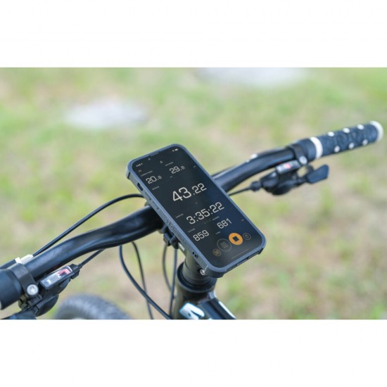 Βάση Στήριξης Κινητού Strap της σειράς Optiline για Τιμόνι Μηχανής, Ποδηλάτου, E-bike, Scooter ή για σωλήνα σε Καρότσι με διάμετρο από 19 mm έως 35 mm με 3D αντικραδασμικό σύστημα dampener και σύστημα Duolock 2.0, συμβατή με Θήκες ή Αντάπτορες Κινητού Opt