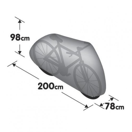AMC-9232.7-LB - ΑΔΙΑΒΡΟΧΗ ΚΟΥΚΟΥΛΑ ΠΟΔΗΛΑΤΟΥ BIKE DE-LUXE 2 (200 Χ 98 Χ 78 cm) ΑΔΙΑΒΡΟΧΗ ΚΟΥΚΟΥΛΑ ΠΟΔΗΛΑΤΟΥ BIKE DE-LUXE 2 (200 Χ 98 Χ 78 cm)