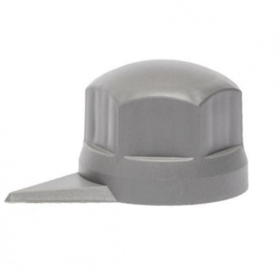 AMC-940422/PLA - ΚΑΠΑΚΙΑ ΠΑΞΙΜΑΔΙΩΝ / ΜΠΟΥΛΟΝΙΩΝ ΦΟΡΤΗΓΟΥ ΚΟΝΤΟ ΑΣΗΜΙ/ΓΚΡΙ ΜΕ ΔΕΙΚΤΗ 33mm - 60 ΤΕΜ. ΚΑΠΑΚΙΑ ΠΑΞΙΜΑΔΙΩΝ / ΜΠΟΥΛΟΝΙΩΝ ΦΟΡΤΗΓΟΥ ΚΟΝΤΟ ΑΣΗΜΙ/ΓΚΡΙ ΜΕ ΔΕΙΚΤΗ 33mm - 60 ΤΕΜ.