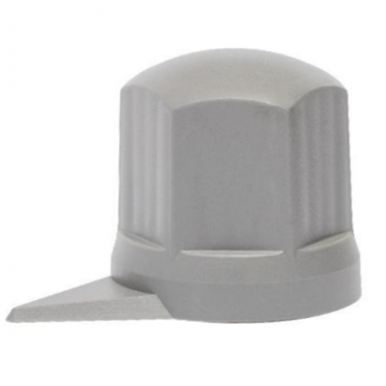 AMC-940446/PLA - ΚΑΠΑΚΙΑ ΠΑΞΙΜΑΔΙΩΝ / ΜΠΟΥΛΟΝΙΩΝ ΦΟΡΤΗΓΟΥ ΜΑΚΡΥ ΑΣΗΜΙ/ΓΚΡΙ ΜΕ ΔΕΙΚΤΗ 33mm - 60 ΤΕΜ. ΚΑΠΑΚΙΑ ΠΑΞΙΜΑΔΙΩΝ / ΜΠΟΥΛΟΝΙΩΝ ΦΟΡΤΗΓΟΥ ΜΑΚΡΥ ΑΣΗΜΙ/ΓΚΡΙ ΜΕ ΔΕΙΚΤΗ 33mm - 60 ΤΕΜ.