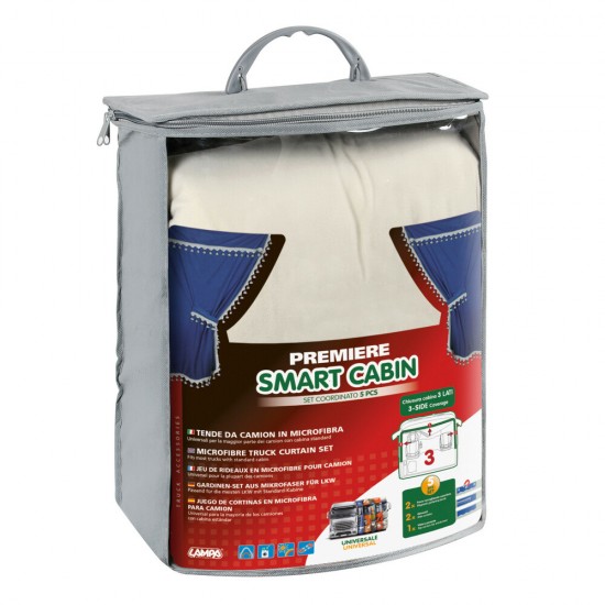 AMC-L9600.7 - ΣΕΤ ΚΟΥΡΤΙΝΕΣ ΝΤΑΛΙΚΑΣ PREMIER SMART CABIN ΚΡΕΜ 5ΤΕΜ. ΣΕΤ ΚΟΥΡΤΙΝΕΣ ΝΤΑΛΙΚΑΣ PREMIER SMART CABIN ΚΡΕΜ 5ΤΕΜ.