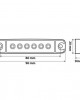ΦΩΣ ΟΓΚΟΥ 6LED ΚΟΚΚΙΝΟ 12/24V 96mm ΑΔΙΑΒΡΟΧΟ 1ΤΕΜ.
