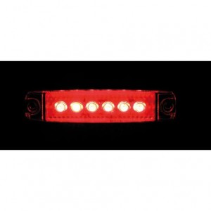 ΦΩΣ ΟΓΚΟΥ 6LED ΚΟΚΚΙΝΟ 12/24V 96mm ΑΔΙΑΒΡΟΧΟ 1ΤΕΜ. ΦΩΣ ΟΓΚΟΥ 6LED ΚΟΚΚΙΝΟ 12/24V 96mm ΑΔΙΑΒΡΟΧΟ 1ΤΕΜ.