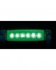 ΦΩΣ ΟΓΚΟΥ 6LED ΠΡΑΣΙΝΟ 12/24V 96mm ΑΔΙΑΒΡΟΧΟ 1ΤΕΜ.