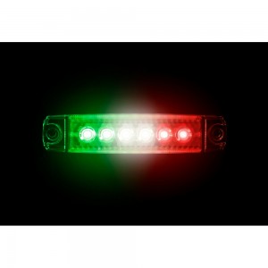 ΦΩΣ ΟΓΚΟΥ 6LED ΣΗΜΑΙΑ ΙΤΑΛΙΑΣ (ΠΡΑΣΙΝΟ/ΛΕΥΚΟ/ΚΟΚΚΙΝΟ) SMD 12/24V 96mm  LAMPA - 1 ΤΕΜ.