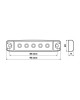 ΦΩΣ ΟΓΚΟΥ 12/24V 5xSMD LED ΚΟΚΚΙΝΟ 96x20mm ΜΕ ΕΓΚΡΙΣΗ ΤΥΠΟΥ R7/R10  LAMPA - 1 TEM.